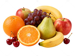 新鲜水果拼盘摄影图片