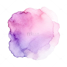 渐变水彩圆形艺术图案