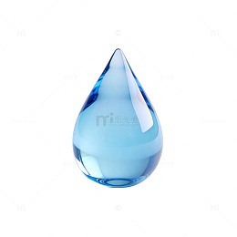 水晶水滴装饰元素