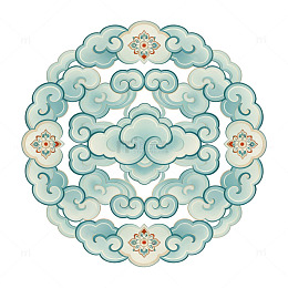 传统云纹图案设计素材