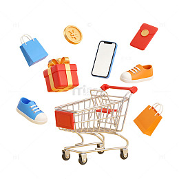 电商购物场景设计图