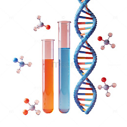 科学实验科技风AI图像