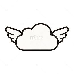 卡通云彩图标设计素材