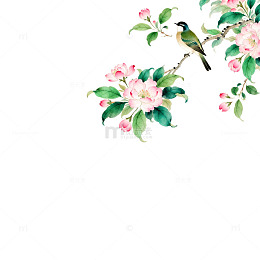 水墨花鸟装饰画