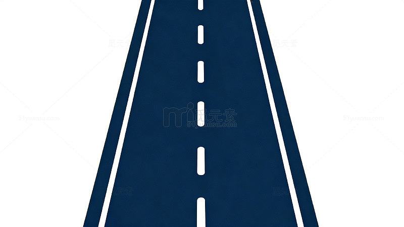 公路简笔画素材