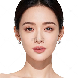 精致女性肖像摄影素材
