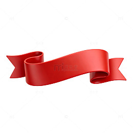 红色丝带装饰图案