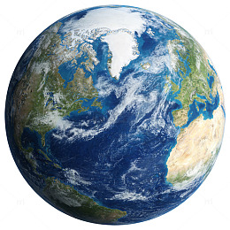 地球全景三维图像