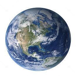 地球卫星全景图