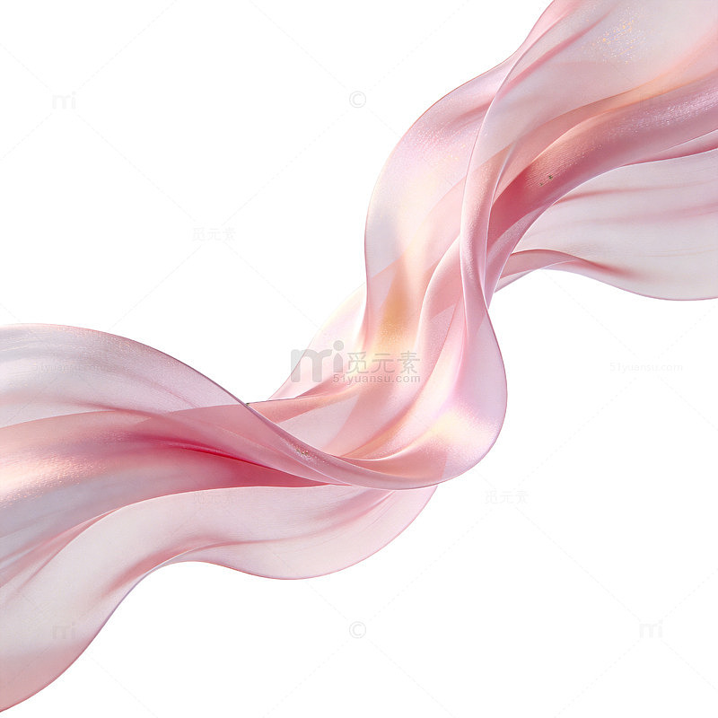 粉色纱飘艺术摄影