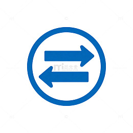 简约箭头指示标志