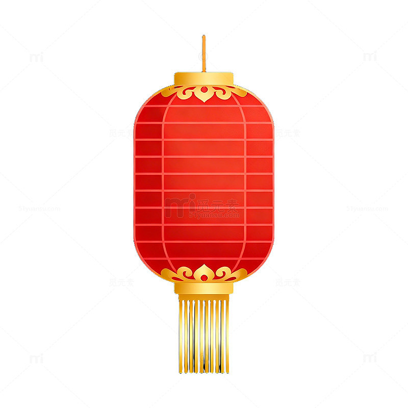 红色传统中国灯笼图案