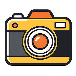 简约卡通相机图标设计