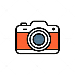 简约相机插画图标