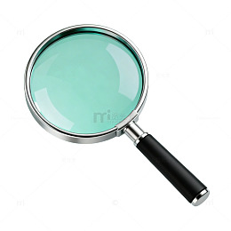 简约放大镜科技感素材