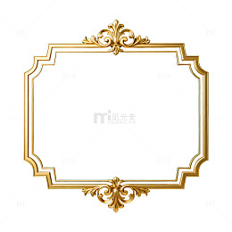 金色装饰框艺术设计