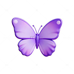 紫色梦幻蝴蝶艺术图案