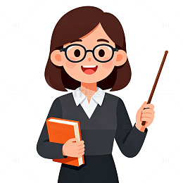 卡通教师教学素材