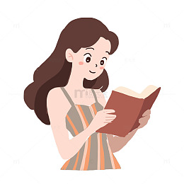 手绘三八妇女节女性卡通元素