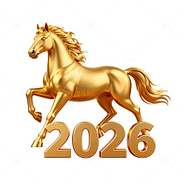 金色奔马2026年寓意图