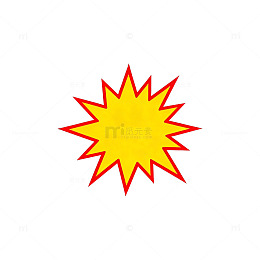 爆炸效果图案图标设计元素