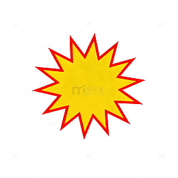 爆炸效果图案设计素材