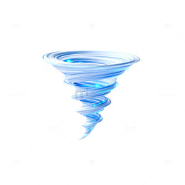 科技感龙卷风矢量图