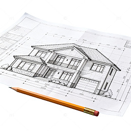 建筑设计图纸铅笔草图