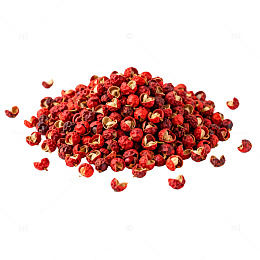 红花椒堆叠特写食材摄影