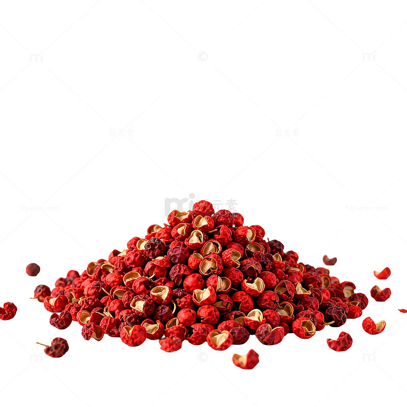 红花椒特写美食摄影