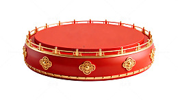 红色传统装饰鼓