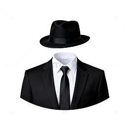 抽象人物服装艺术插画