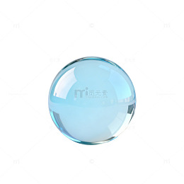 透明水晶球科技感素材