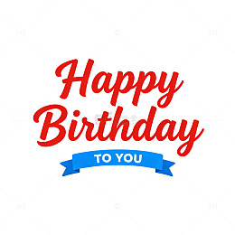 生日快乐英文祝福海报