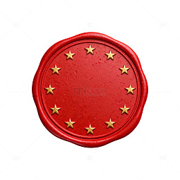 欧盟标志蜡封印章