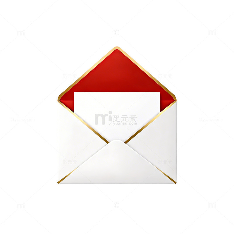 红白信封素材图片