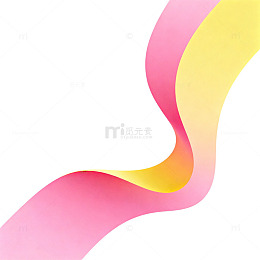 彩带抽象艺术装饰图案设计元素