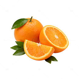 新鲜橙子水果摄影素材