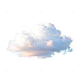 蓝天白云自然风景图