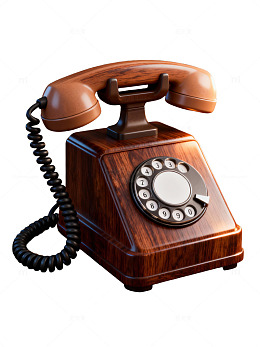 复古木质电话机07