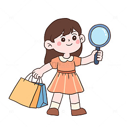 手绘卡通315消费者权益日手绘元素