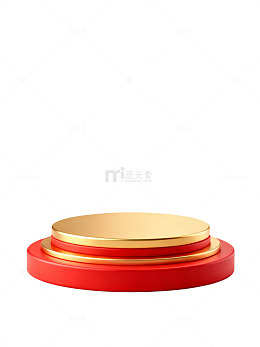 红金双层奖台39