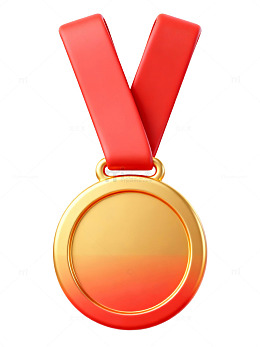 金色奖牌图标素材54