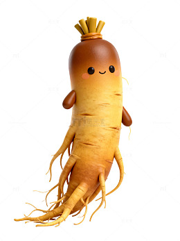 可爱人参卡通形象96