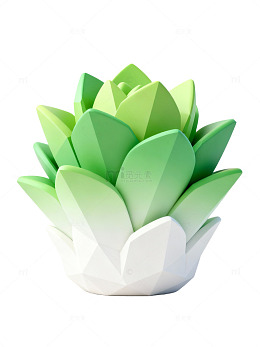 绿色多肉植物图标45