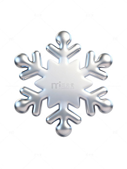 银色金属雪花图案84