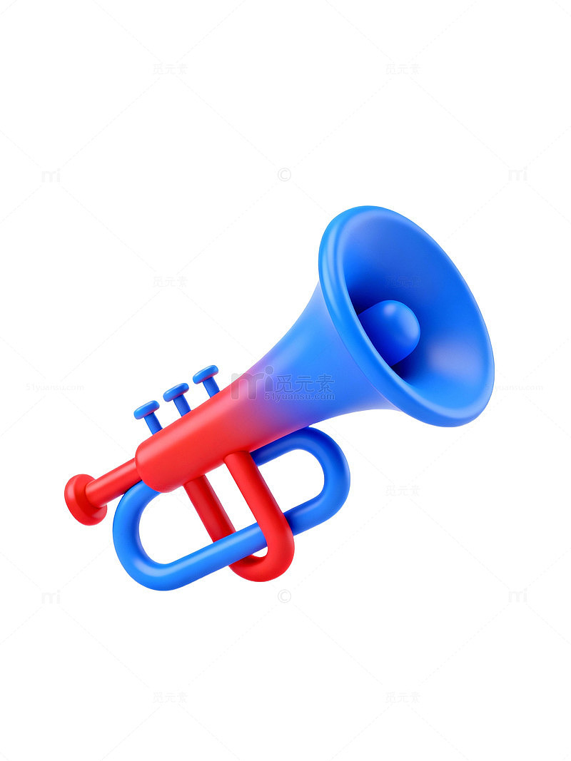 红蓝小号卡通图84