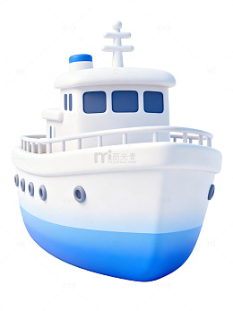 卡通风格船只插画95