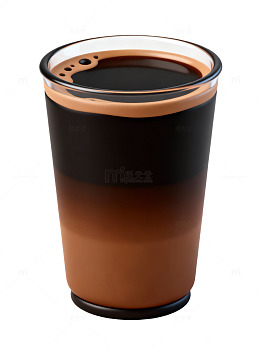 渐变色咖啡杯特写78