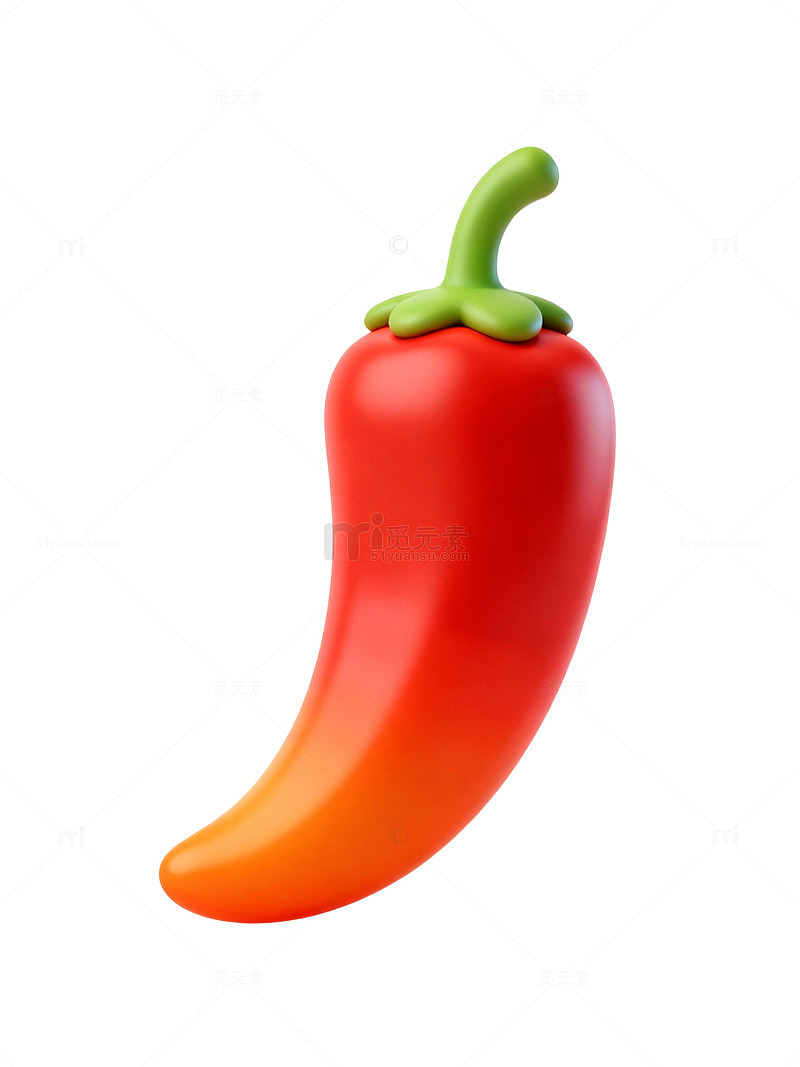红椒卡通插画12